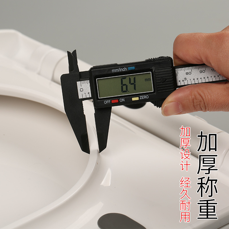 Household universal quick-installation thickened slow-lowering toilet seat cover, old-fashioned UVO toilet seat cover accessories details Picture