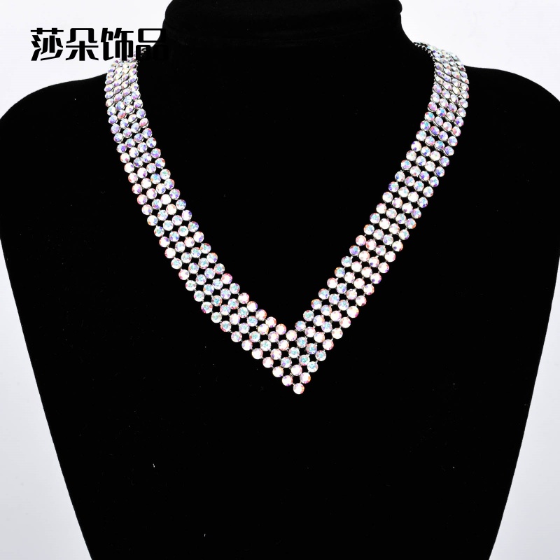 饰品/项链/汽车挂件串珠/四叶草/五金珍珠链细节图