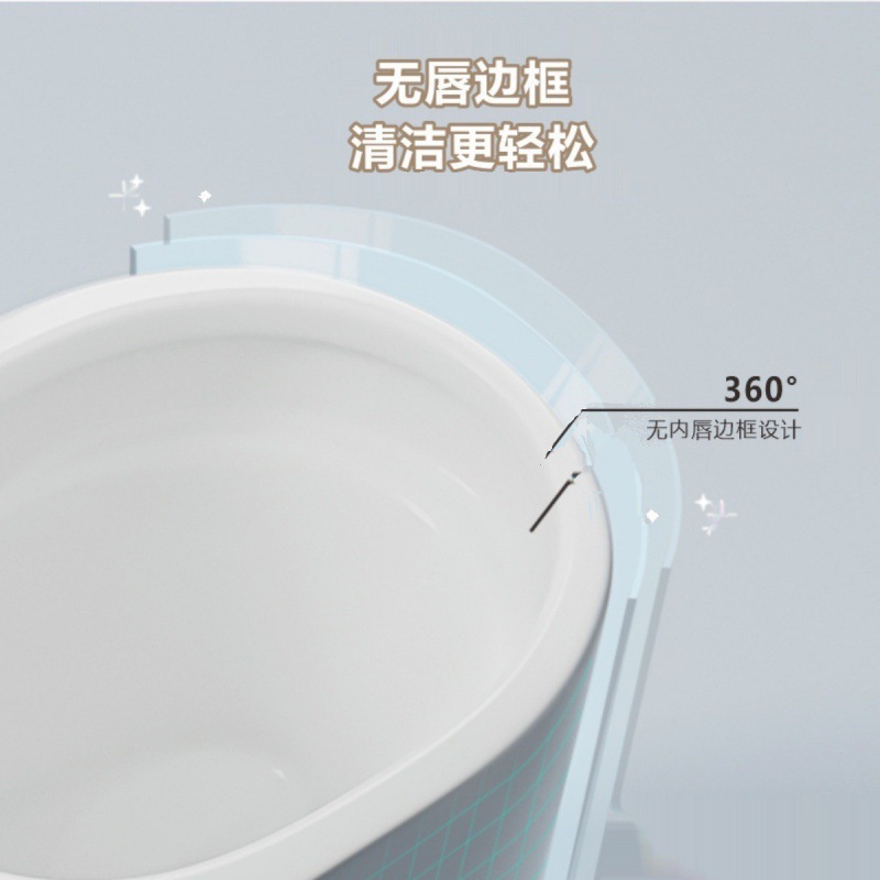 Arrow. Brand toilet, a silent siphonic integrated anti-clogging and anti-odor bathroom flush toilet for small-sized apartments Application Scenario