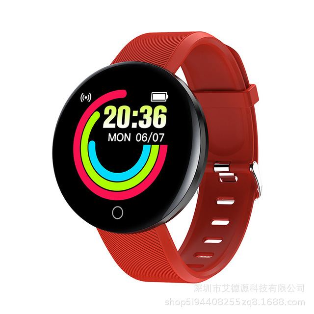 Cross-border D18S smart bracelet with round screen heart rate and health monitoring, incoming call display, factory direct supply details Picture