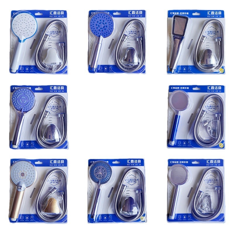 Factory direct supply of shower head sets, electroplated shower heads, vacuum-formed three-piece sets, handheld shower heads and shower head sets Item Picture