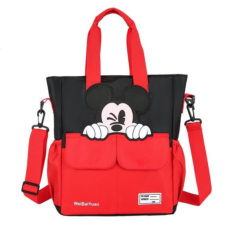 New cross-border Oxford children's tutorial bags, cartoon tote bags for primary school students, large-capacity single-shoulder crossbody bags, wholesale bags details Picture