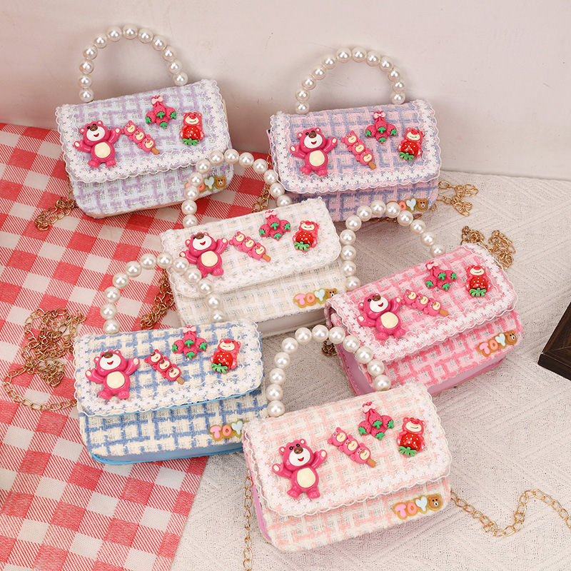 New children's handbag, girls' crossbody bag, cute princess mini coin purse, birthday gift for little girls full figure