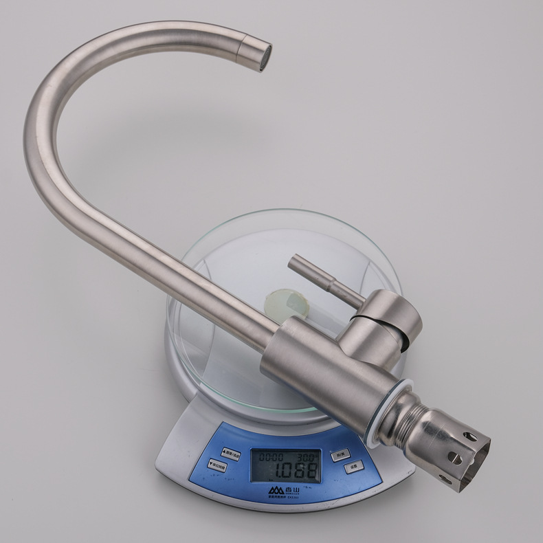 Stainless steel kitchen sink faucet, sink kitchen sink faucet, cold and hot mixed faucet details Picture