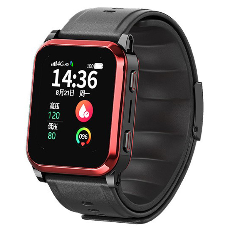 4G all-network smart positioning wristband, wrist heart rate, air pump, blood pressure, remote all-round detection health watch Item Picture