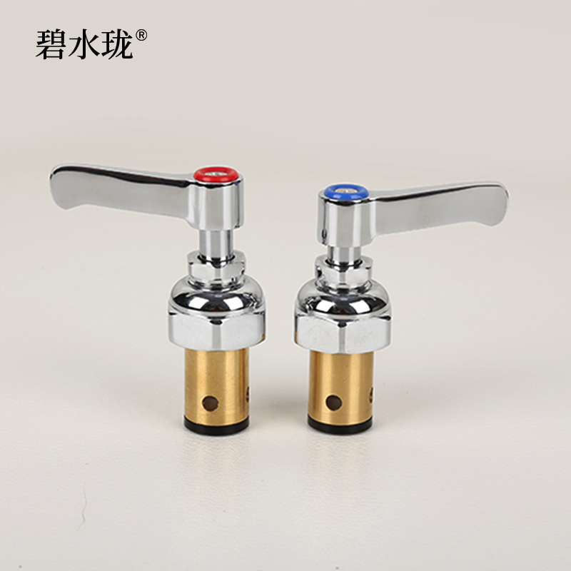 High-pressure valve core, showerhead faucet handle valve core, screw valve core, kitchen dishwasher pre-rinse faucet, copper valve core details Picture