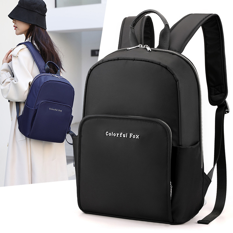 Colorful Fox's new computer bag, men's large-capacity travel backpack, and women's Korean-style trendy schoolbag full figure