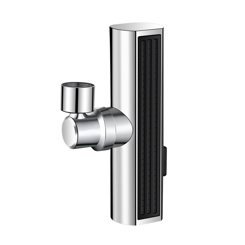 Kitchen non-rain waterfall-type splash-proof head, cold and hot dish basin, vegetable sink, sink, multi-functional rotatable faucet and spout Item Picture