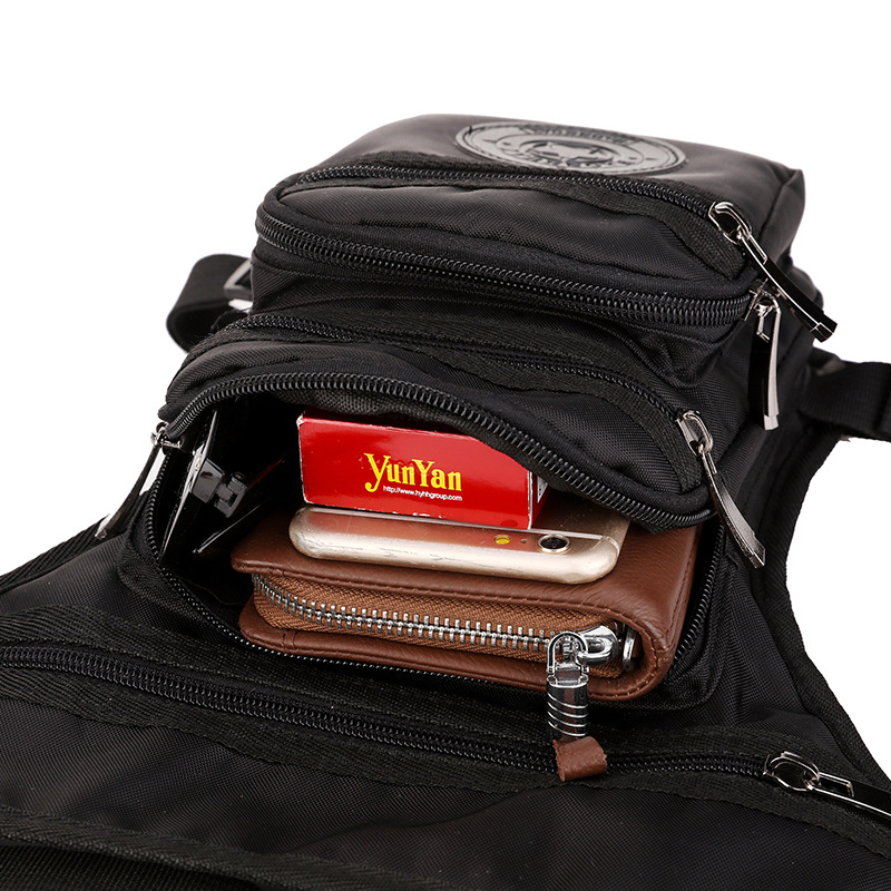 Cycling waist and leg bag, multi-functional tactical military enthusiast bag, mountain climbing and outdoor fishing leg bag, men's bag, sports crossbody chest bag Application Scenario
