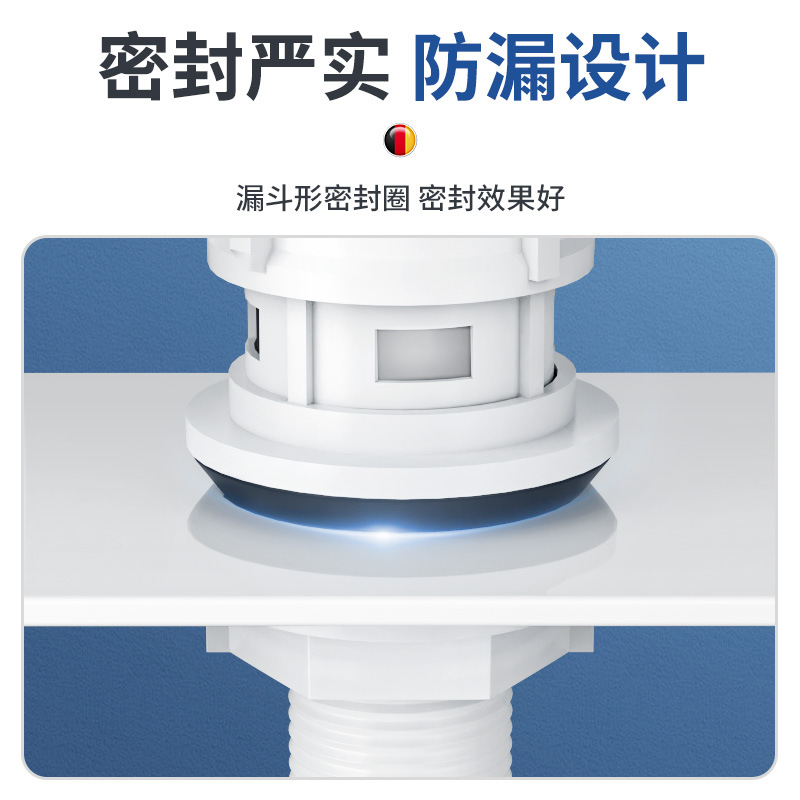 A complete set of old-fashioned toilet tank accessories, including water inlet valve, drain valve, water supply valve and water inlet device Application Scenario