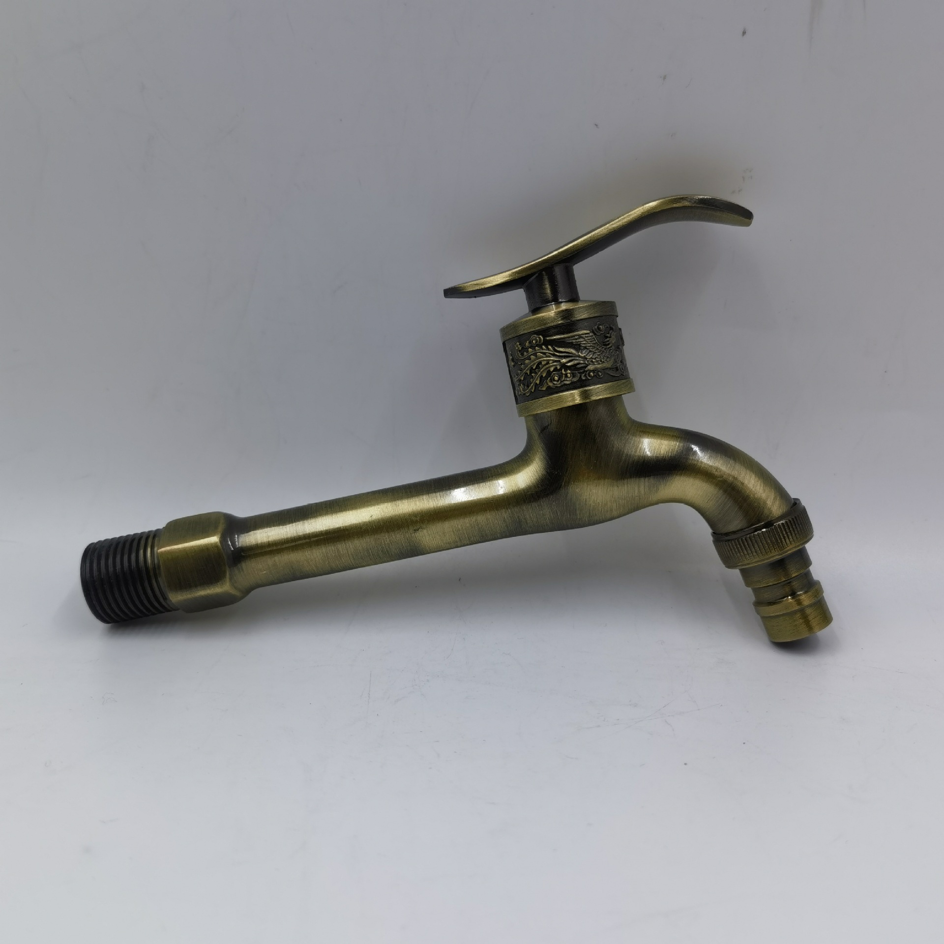 Antique-style washing machine faucet for single cooling, 4-minute special quick-opening extended mop sink, balcony faucet for household use Specification drawing