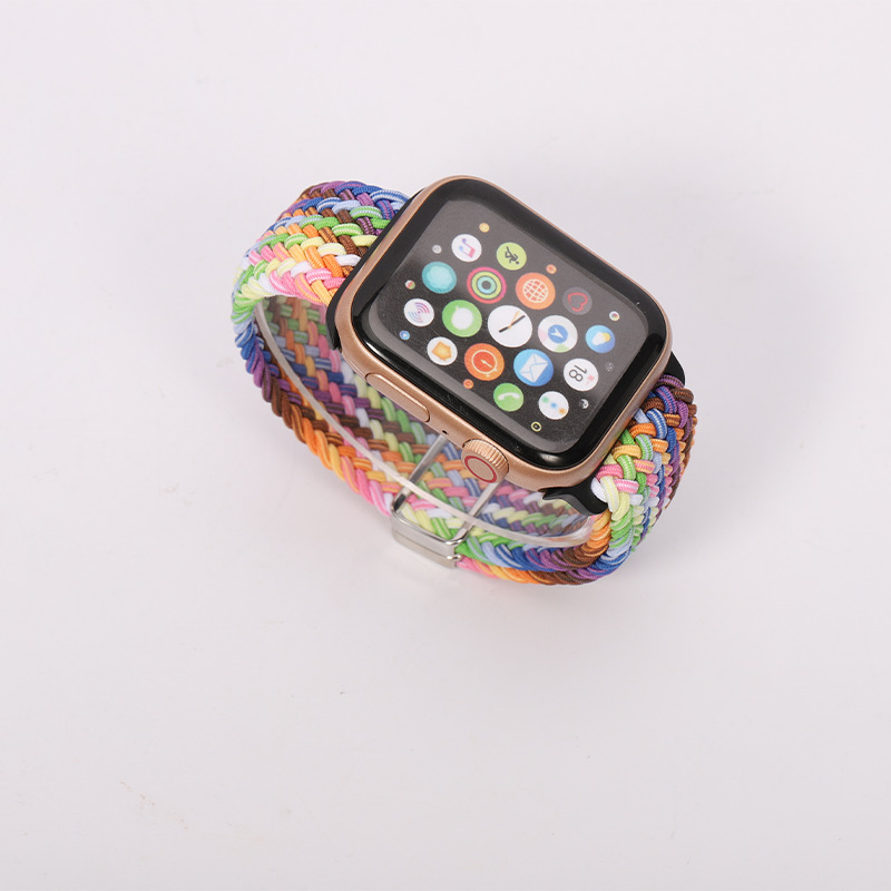 The new Apple Watch strap is a fashionable one-piece magnetic clasp nylon woven iwatch strap Specification drawing