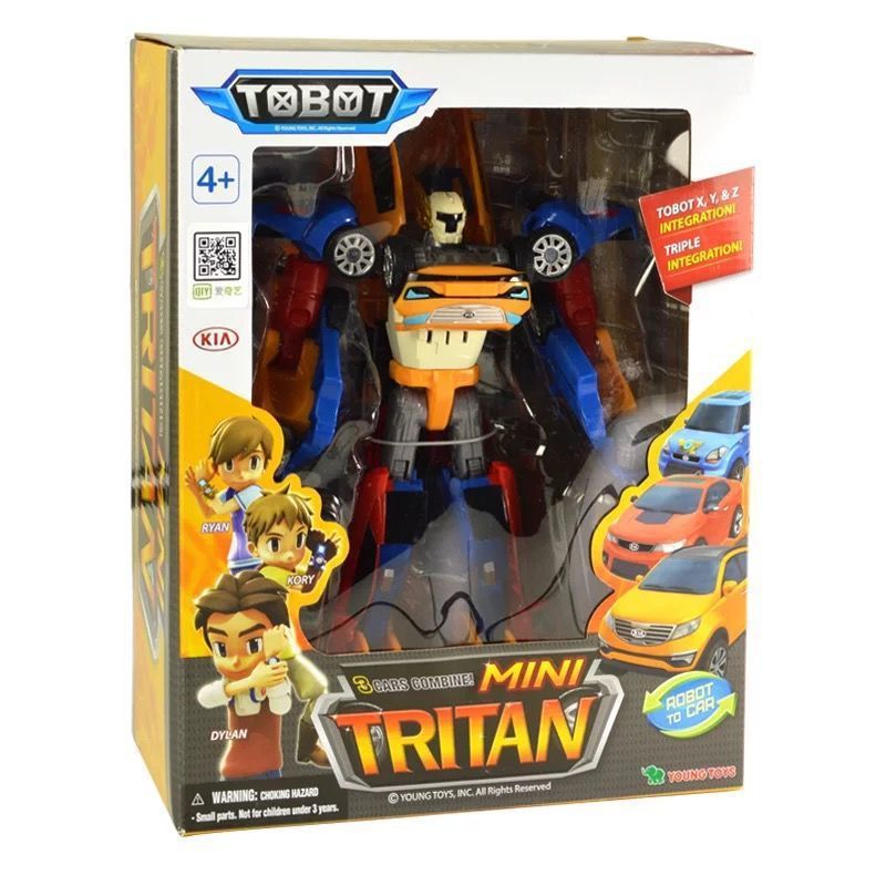 The Korean Transformable Tobo brothers' three-in-one robot is only equipped with anime King Kong autobots. Children can be sent one piece on their behalf Item Picture
