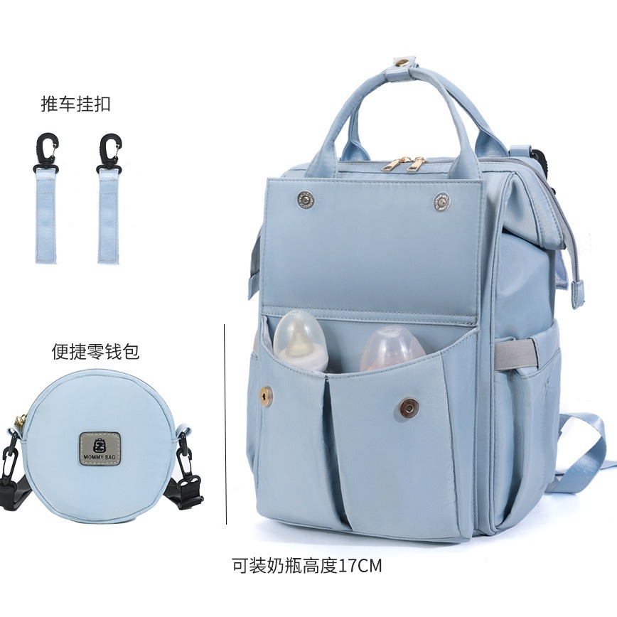 The new lightweight double-shoulder backpack for mothers and babies is a multi-functional large-capacity backpack for traveling full figure