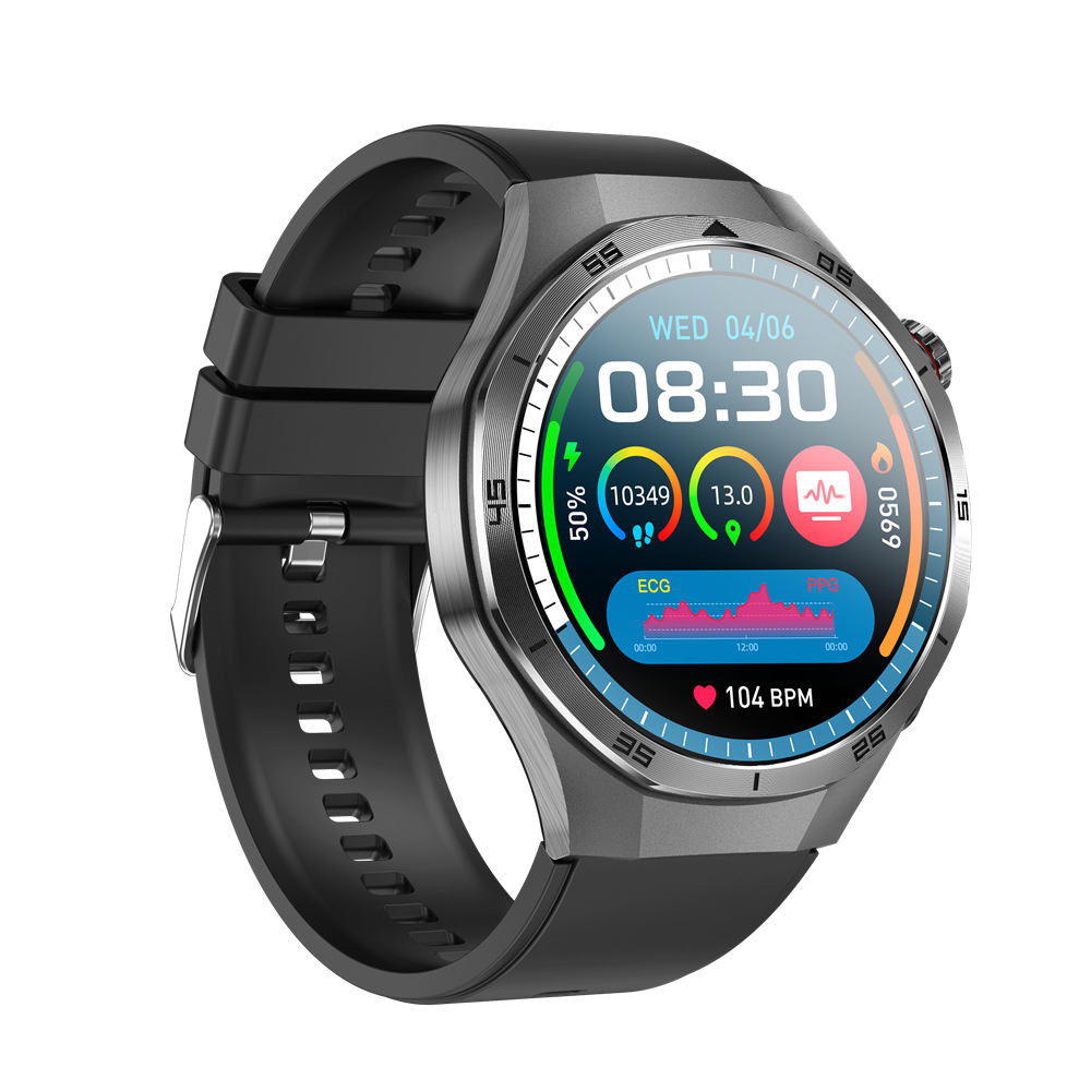 The 2025 new ET456 smartwatch features a 1.56 large AMOLED screen, ECG, Bluetooth call, heart rate and sleep mode Item Picture