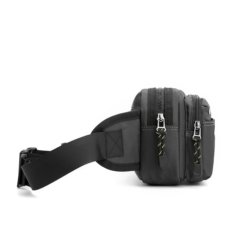 wepower's new outdoor waist bag, water-repellent chest bag, lightweight and convenient crossbody bag, sports running phone bag Specification drawing