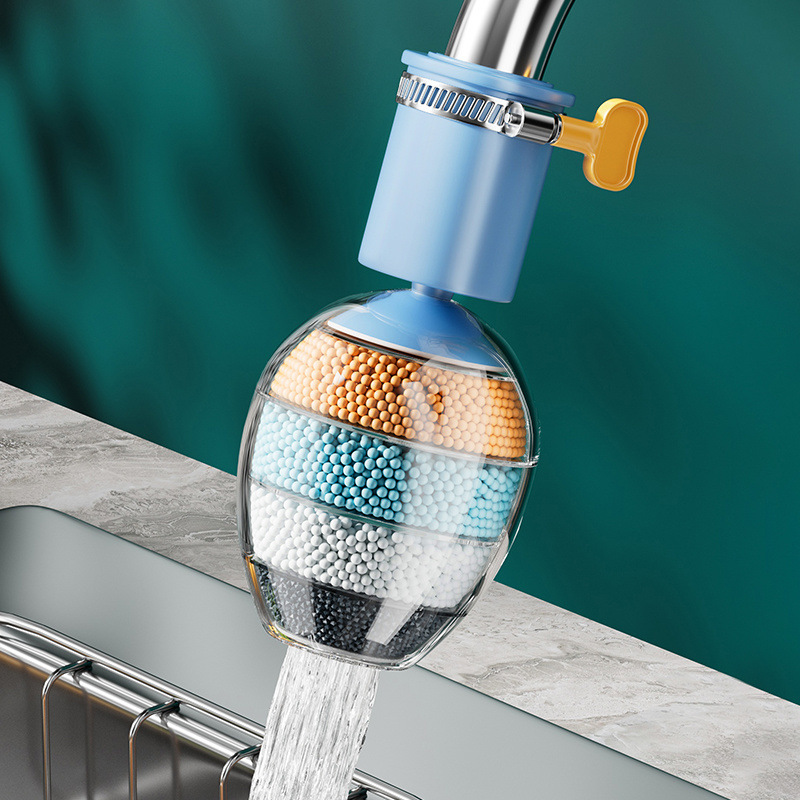 Faucet filter, household tap water purification, kitchen anti-splash filter head and mouth water purifier factory wholesale one piece full figure
