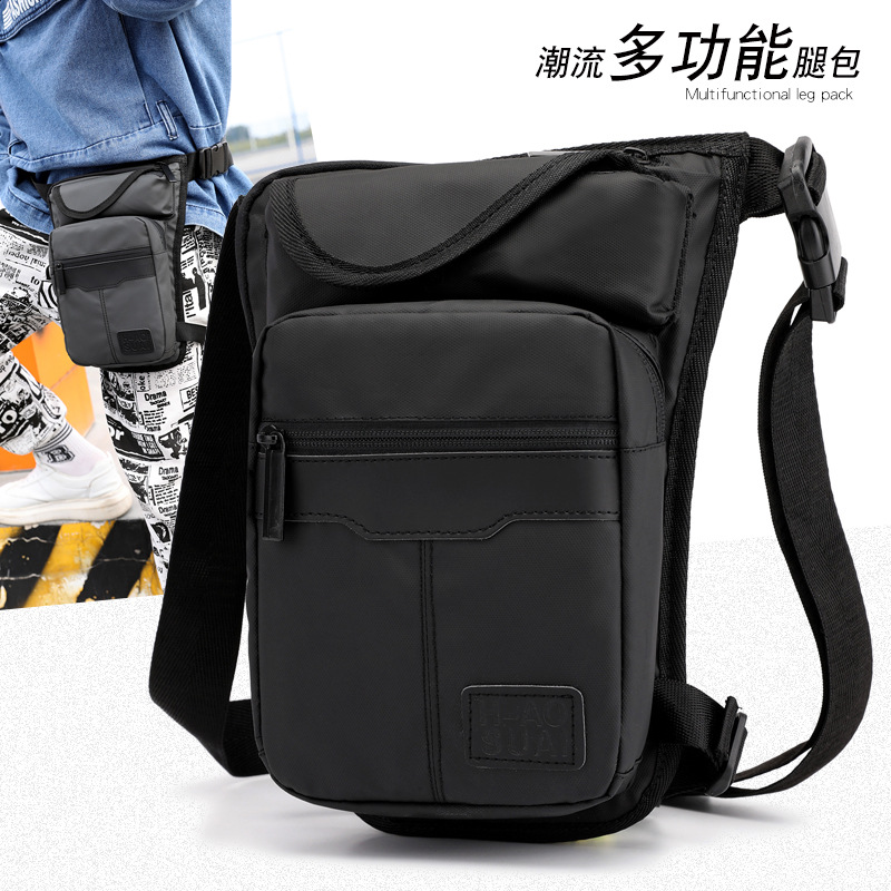 New tactical cycling leg bag, multi-functional waterproof outdoor waist bag, men's and women's sports chest bag, crossbody bag, single-shoulder bag details Picture