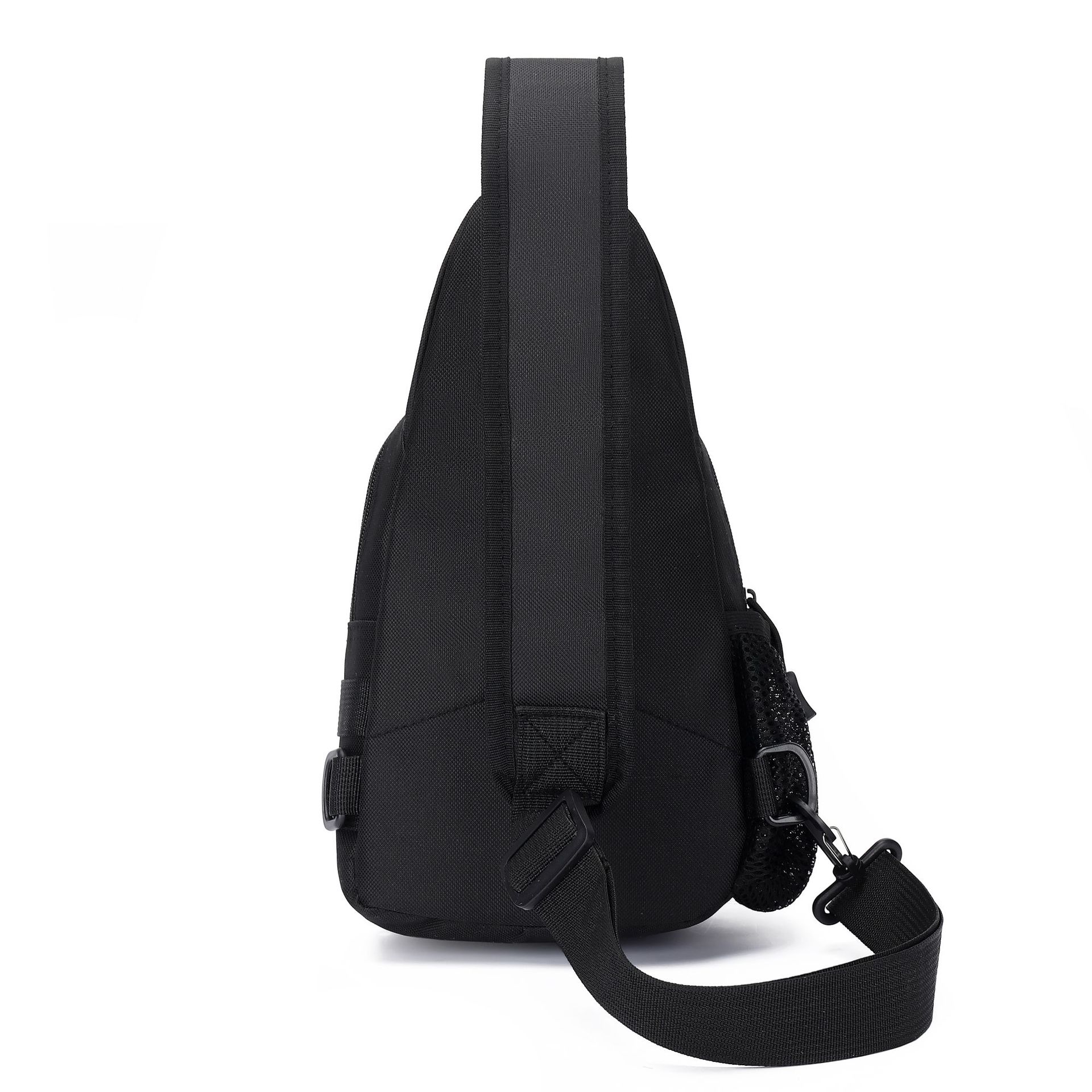 Men's and women's hiking camouflage chest bags, fashionable men's single-shoulder bags, durable chest bags, Oxford fabric chest bags, outdoor crossbody bags Item Picture