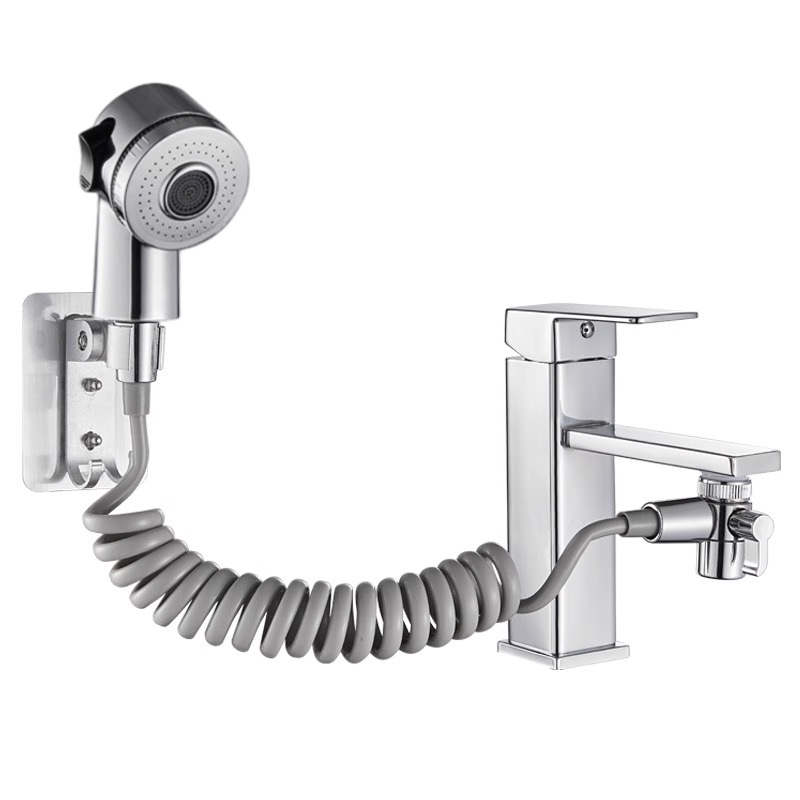 Bathroom faucet, washbasin, pull-out hot and cold water shampoo, showerhead, washbasin, washbasin, bathroom extension Item Picture