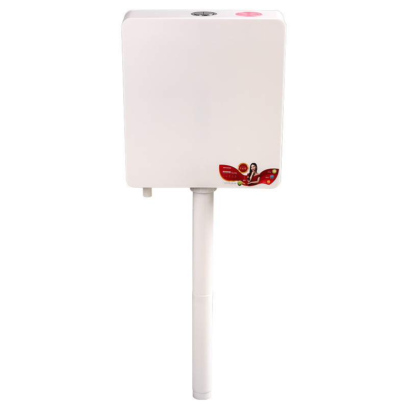 Household toilet water tank, bathroom squat toilet, squat toilet water tank, energy-saving, thickened flushing force, wall-mounted toilet flushing water tank Item Picture