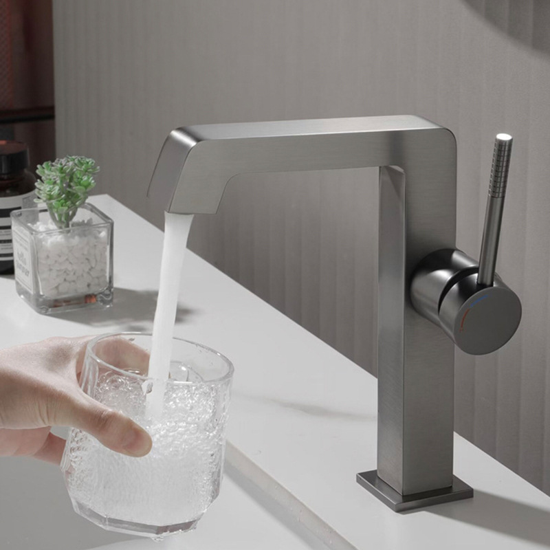Household grey washbasin faucet, bathroom counter basin, washbasin, washbasin faucet manufacturer Specification drawing