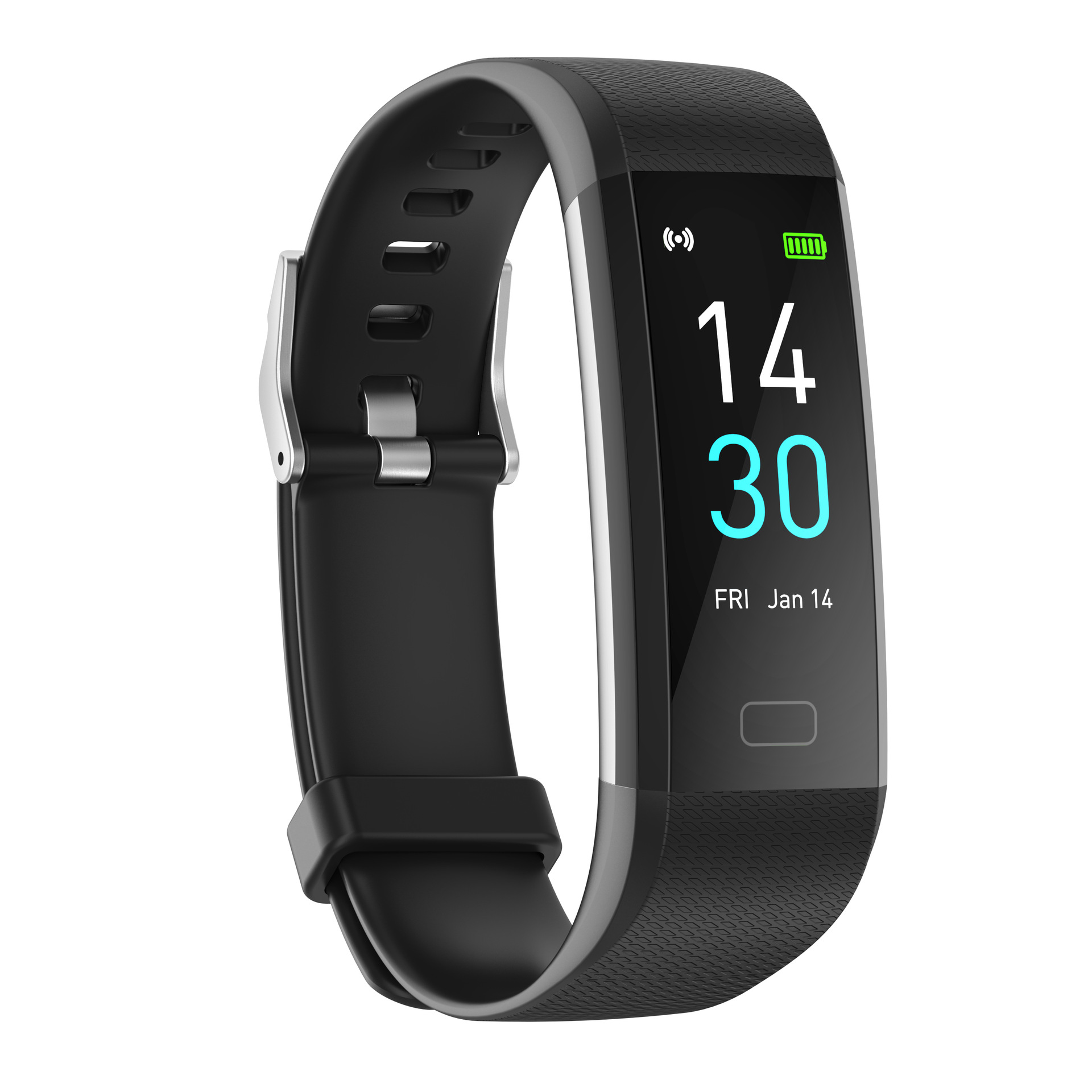 Cross-border best-selling smart bracelet S5 5th generation Blood pressure, fitness heart rate monitor, step temperature measurement watch, waterproof sports bracelet full figure