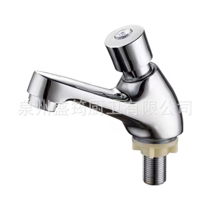 In public places, there are delayed faucet press type faucets for washbasins. Press the delayed faucet press for washbasin faucets Item Picture