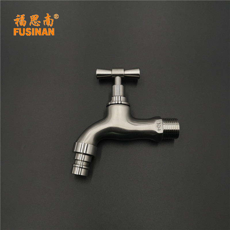 Precision cast 304 stainless steel slow-opening washing machine faucet, mop sink, wall-mounted straight-through valve, water corner valve Application Scenario