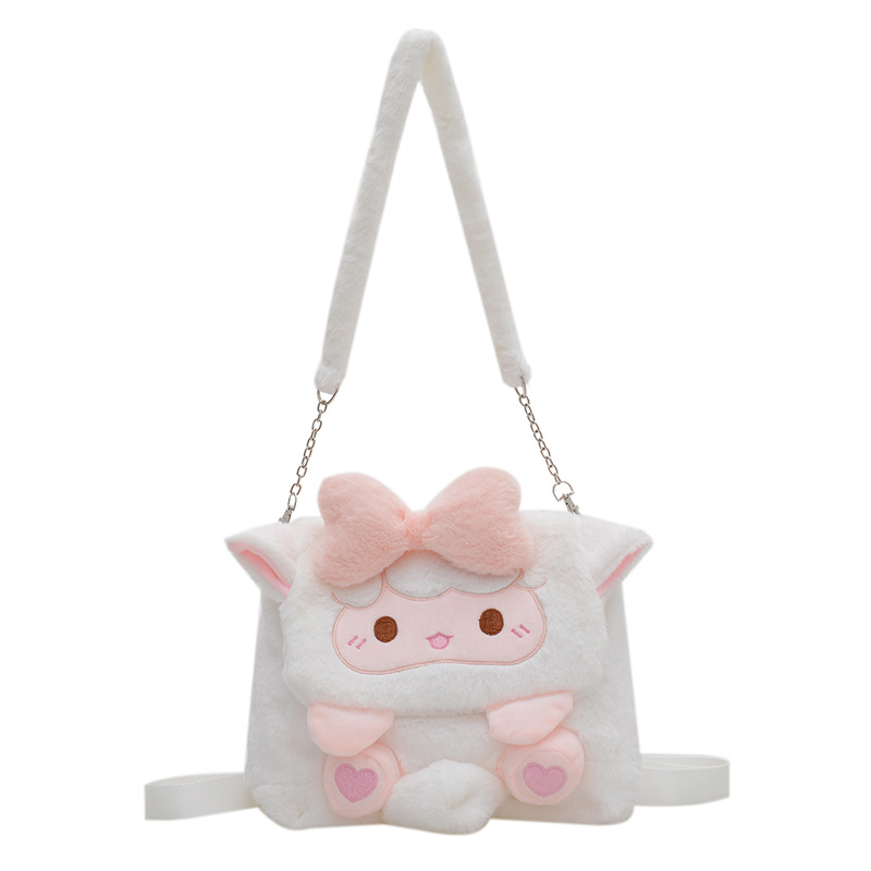 Cartoon bag, little lamb backpack, penguin doll bag, cute girl, school JK versatile backpack, ins Japanese schoolbag Item Picture