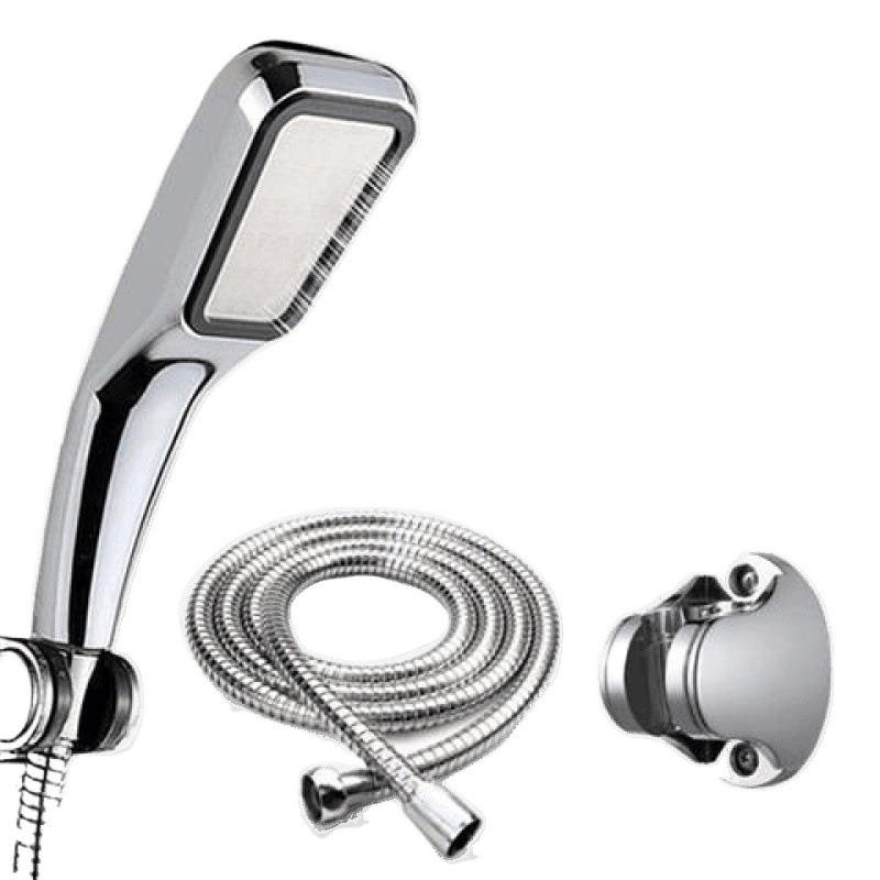 300-hole pressurized showerhead, handheld pressurized super strong water heater, lotus pod flower drying shower set, bathroom heater for household use Item Picture