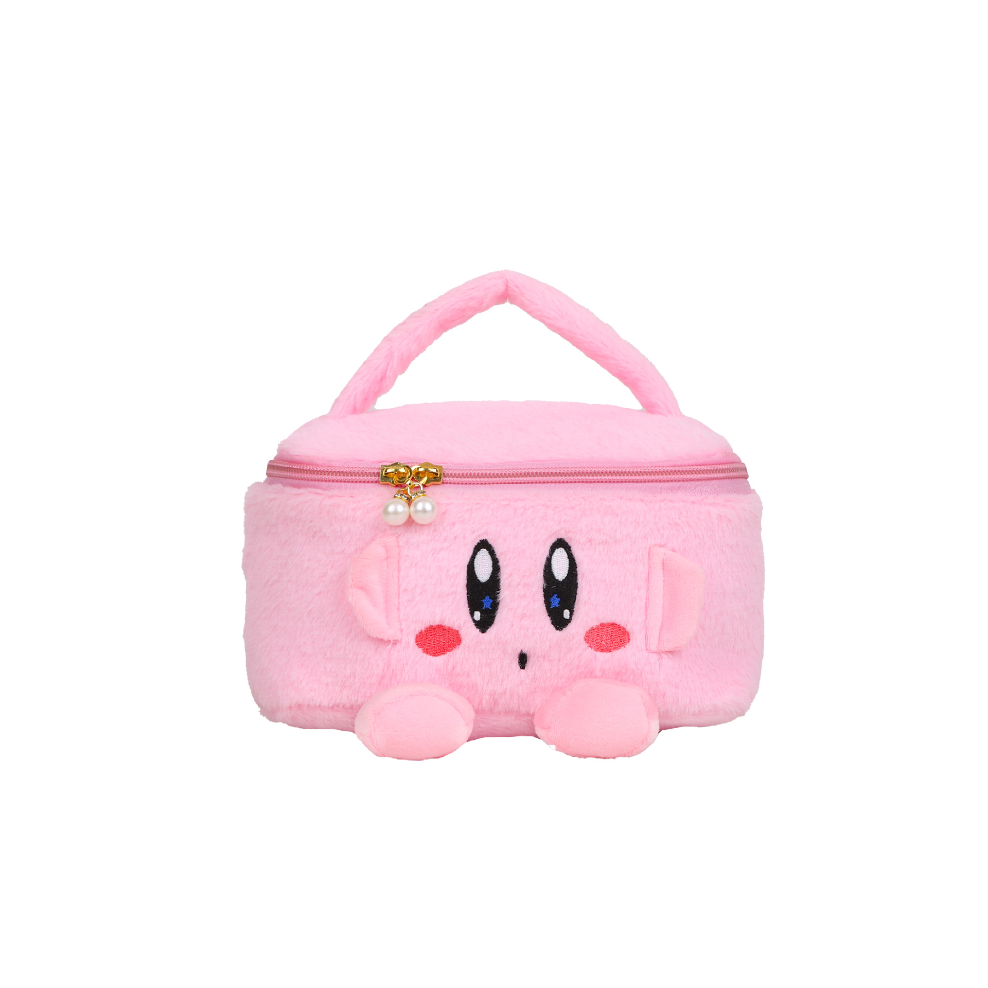ins Cute Cartoon Girl Heart Makeup Bag 2023 Large Capacity Makeup Bag Storage Box Portable Hand-held plush Bag Item Picture