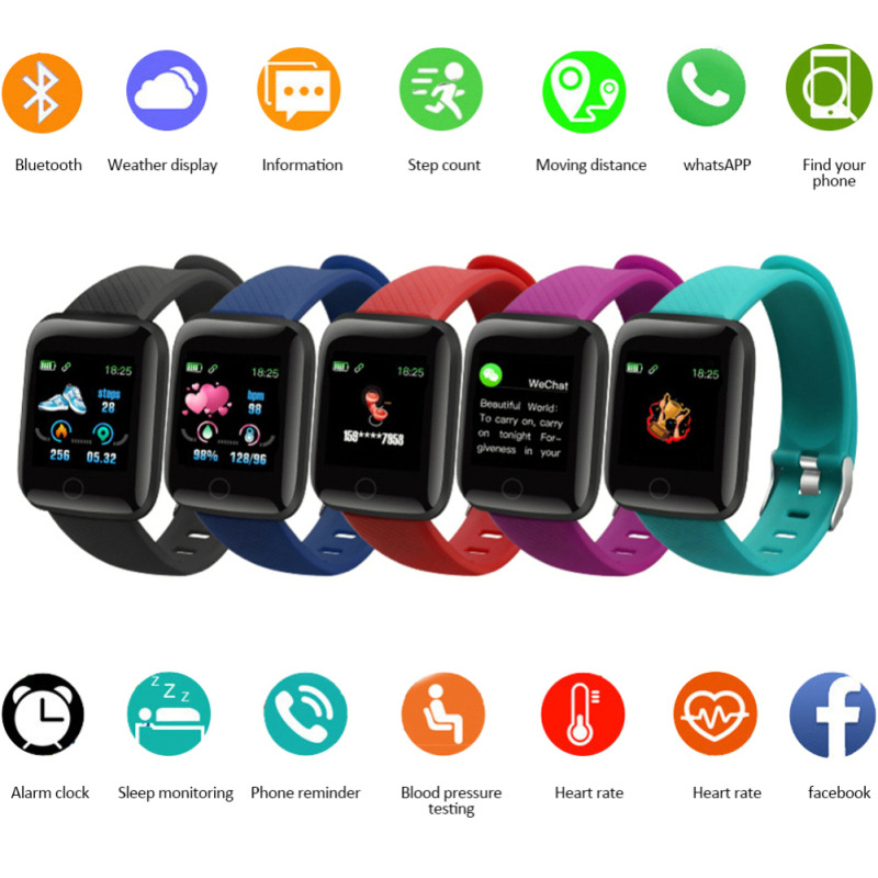 116plus Smart Bracelet Message Reminder Color Screen Sports D18S D20 Y68 Smart Bracelet one-piece consignment details Picture