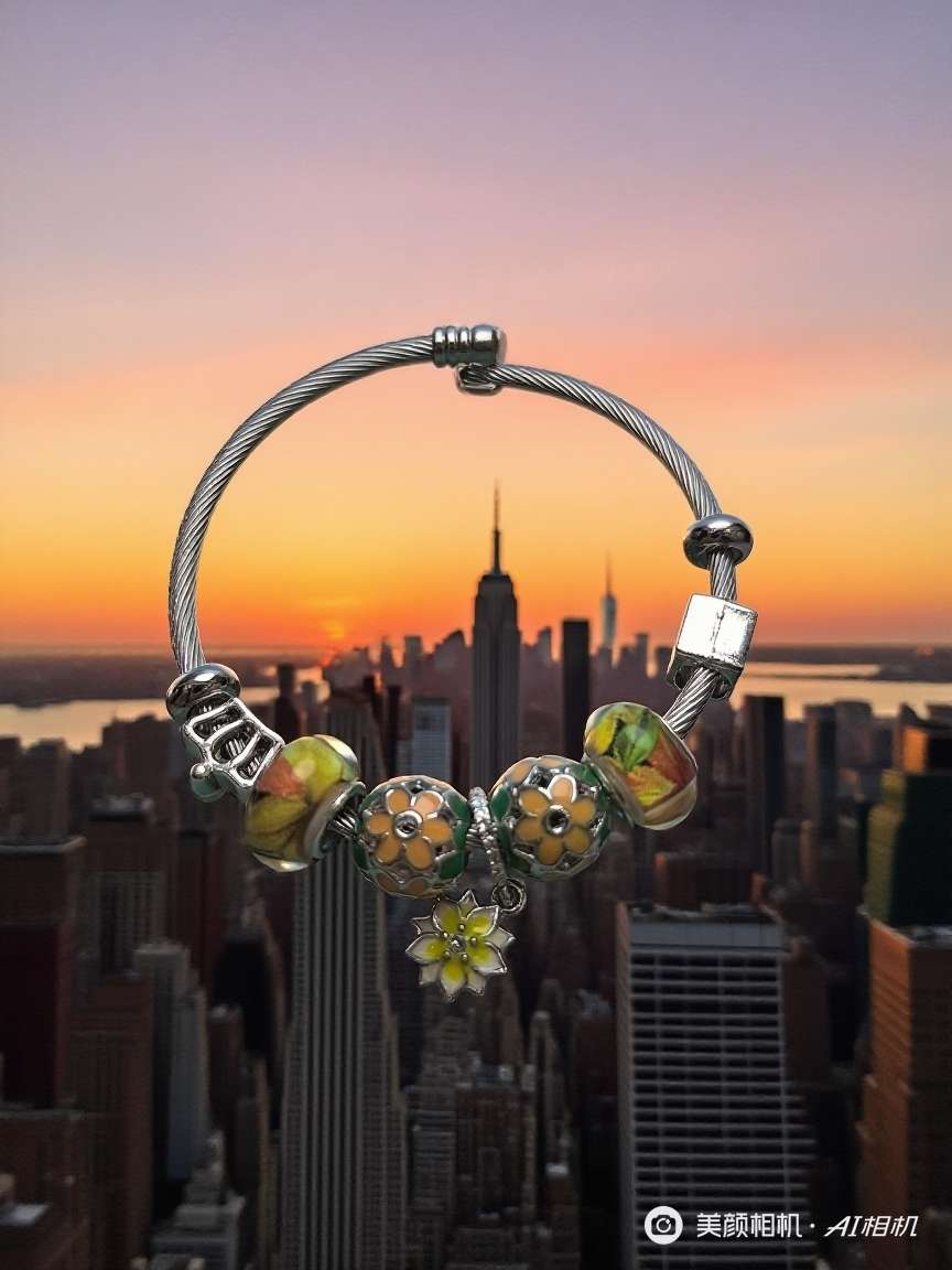 Fashionable jewelry, simple accessories, crystal bracelets, trendy accessories details Picture