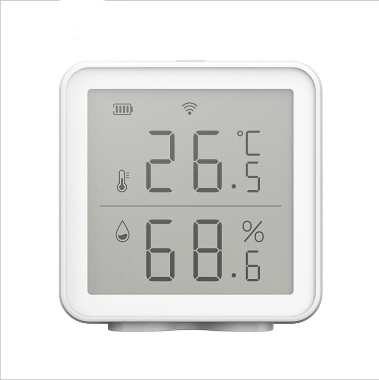 Manufacturer's in-stock Tuya smart home WFI temperature and humidity detector, wireless temperature and humidity sensor, intelligent linkage full figure