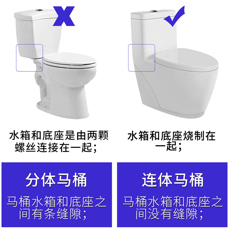 Toilet drain valve, universal one-piece toilet water tank accessory, drain valve with top and bottom water release, double-press water-saving type Application Scenario