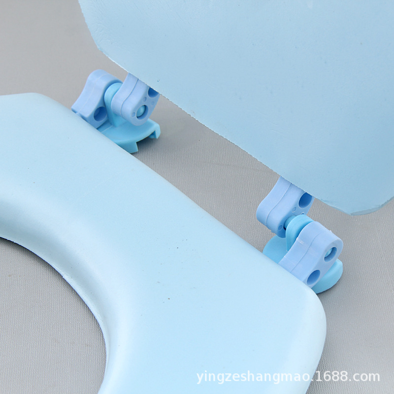 Foamed soft toilet seat cover, thickened EVA toilet seat cover, toilet accessories, U-shaped and V-shaped old-fashioned foam cover plate Specification drawing