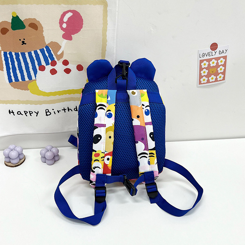 Wholesale schoolbags for boys and girls in kindergartens, cartoon anti-wandering ropes, children's backpacks, and trendy casual bags for children aged 2 to 6 Application Scenario