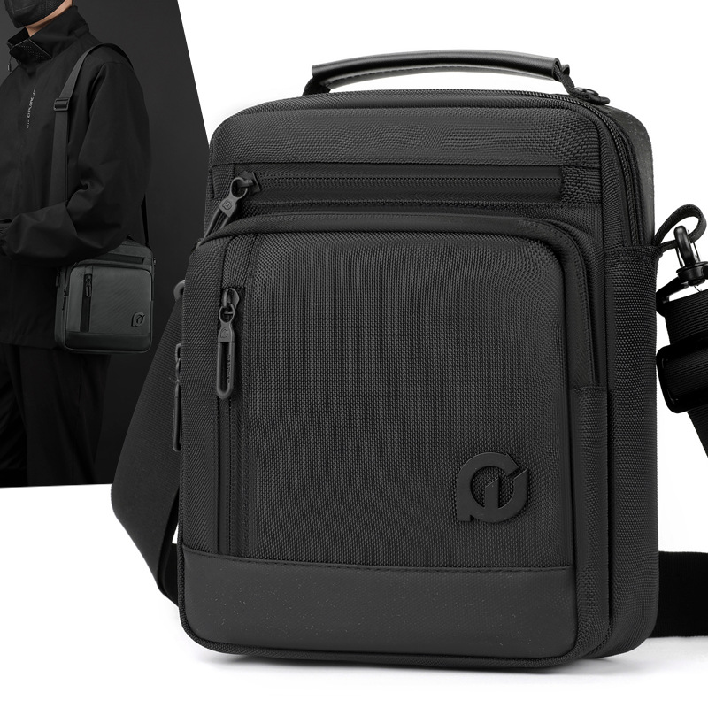 WEPOWER's new men's casual and fashionable business single-shoulder bag, waterproof crossbody bag, large-capacity men's bag and handbag full figure