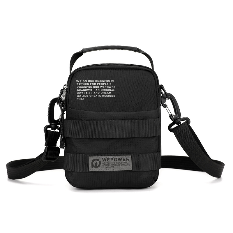 WEPOWER's new outdoor commuting lightweight wearable waist bag is a trendy and fashionable water-resistant crossbody single-shoulder bag Item Picture