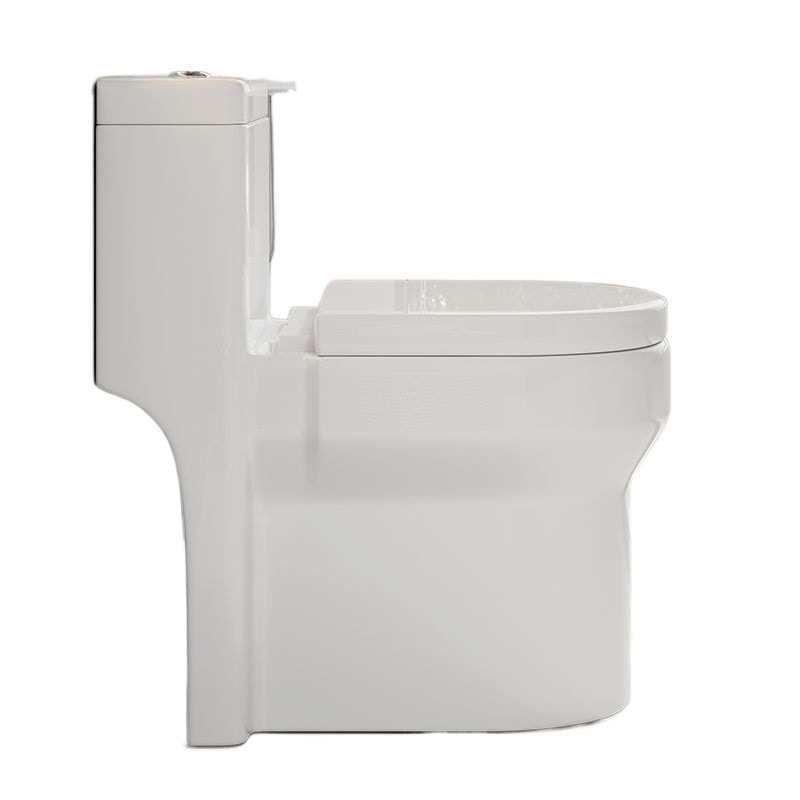 Household flush toilet, large-diameter bathroom toilet seat, siphonic anti-odor toilet, small-sized ordinary ceramic toilet seat Item Picture