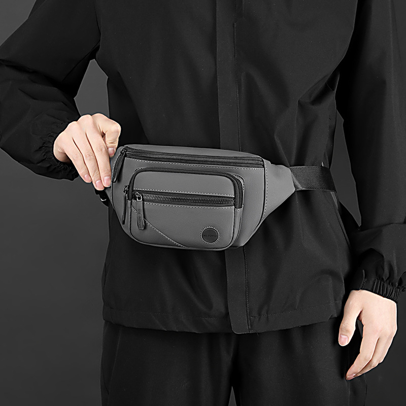 WEPOWER's new fashionable chest bag, outdoor cycling crossbody bag, versatile student crossbody bag, portable and multi-purpose waist bag details Picture