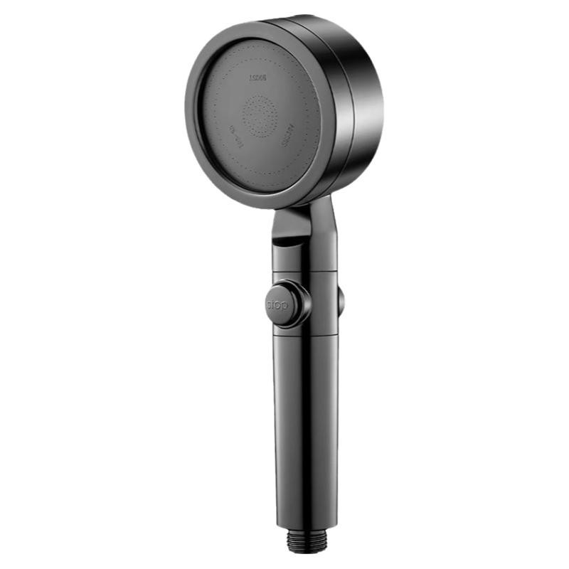 German pressurized showerhead with super strong dual turbine pressurization and large water output, bathroom shower head and bathroom heater set Item Picture