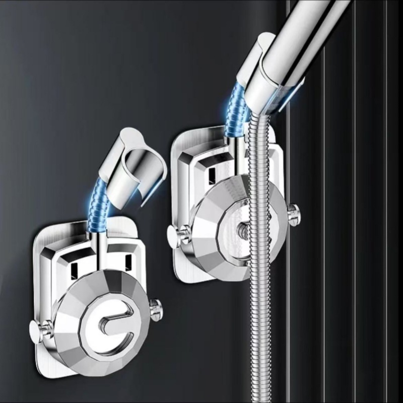 Non-drilling household showerhead bracket, bathroom showerhead accessory fixing wonder, universal showerhead base hook Application Scenario