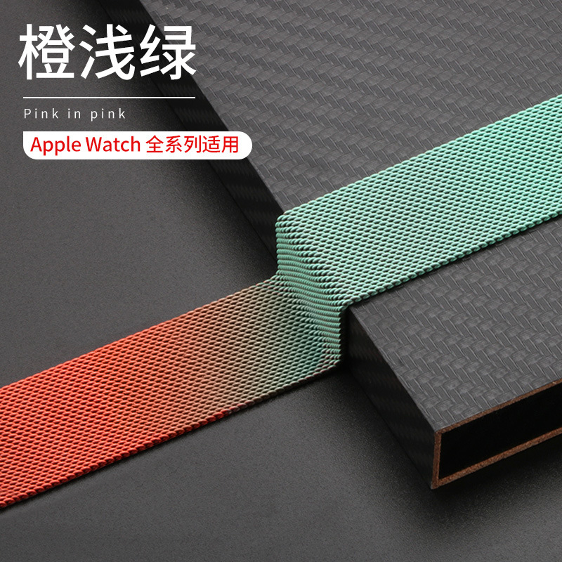 Suitable for watch straps: metal stainless steel magnetic strap, apple Watch 10 Milanese Apple strap Specification drawing