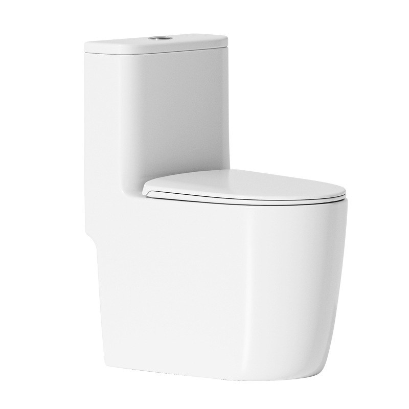 Chaozhou toilet: Small-sized siphonic high-flush toilet, silent, splash-proof and odor-proof toilet, home and hotel project Item Picture