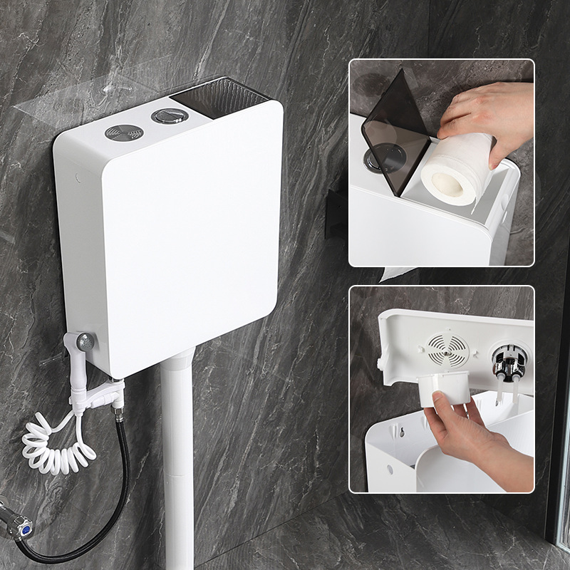 Household hotel public restroom squat toilet with water tank, powerful water-saving, anti-slip and anti-odor toilet ceramic squat toilet bowl Specification drawing