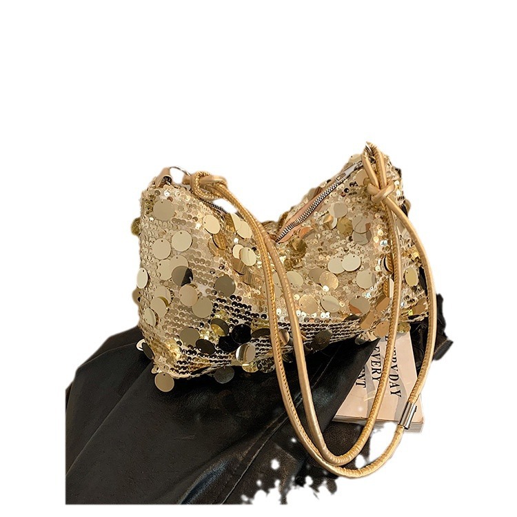 Niche design underarm bag 2024 new summer fashion sequined single-shoulder crossbody bag, stylish fashion bag cross-border Item Picture