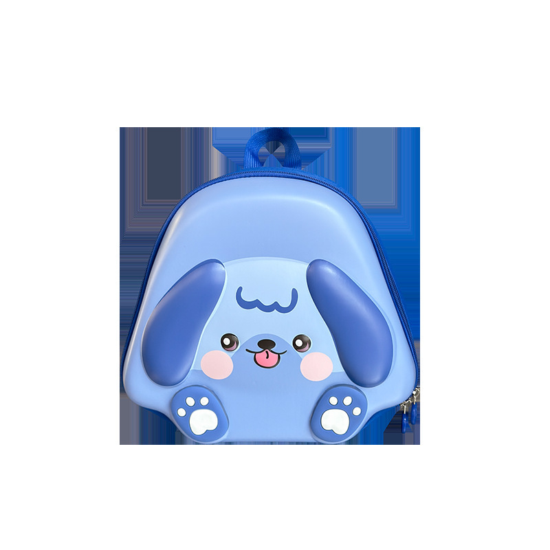 New cartoon and cute puppy backpacks for kindergarten babies, eggshell backpacks for boys and girls, and children's backpacks with lights Item Picture