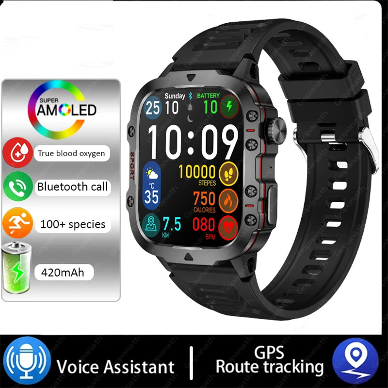 Cross-border AliExpress, Shopee, Amazon Japan QX11 Outdoor three-proof Sports smart watch Smart Watch details Picture